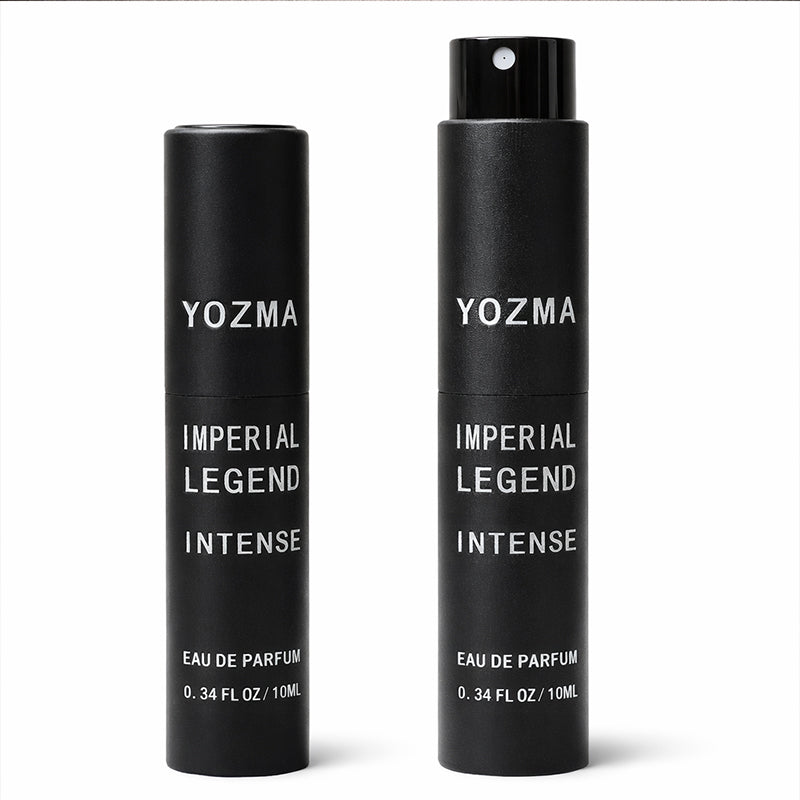 YOZMA Men’s Perfume Discovery Set 3×10ml – Gentlemen Collection Travel Size Fragrance Set (Dark Wood, Imperial Legend, Ocean Blue)